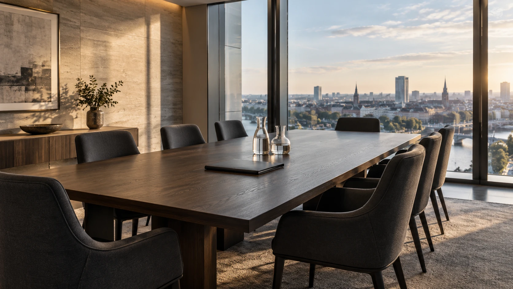 Illustrative boardroom representing governance and decision making